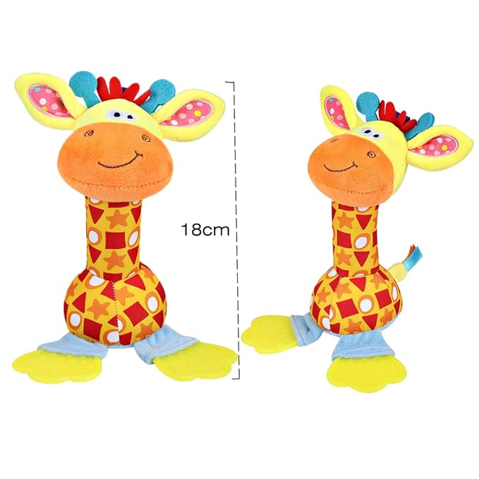 Baby Rattles Toys for 0-6-12 Months, Infant Toys for Boys and Girls 0-3-6-12 Months, Newborn Sensory Learning Toy for Shower Gifts