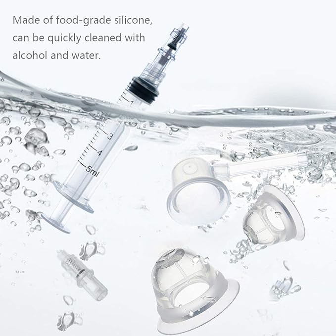 Inverted Nipple Corrector Puller 2 PC Nipple Aspirator Corrector Women Nipple Suckers for Flat Nipples