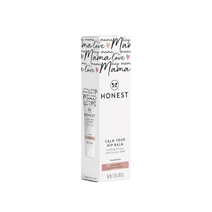 The Honest Company Mama Calm Your Nip Balm, Nourishing Soothing Nipple Cream for Nursing, Naturally Derived and Safe Sensitive Baby Skin, 1.75 fl oz