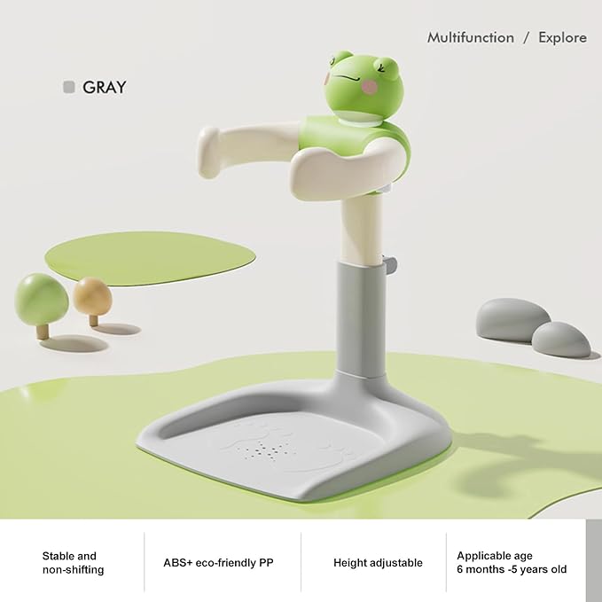 Baby Shower Stand, Foldable Baby Duck Frug Bath Stand Adjustable Infant Bath Support Toddler Shower Stands with Anti-Slip Base Drainage Holes Showers Head Holder for Infants 8-24 Months Gift Pink A