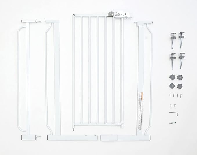 Regalo Extra Tall Baby Safety Gate for Doorways & Bottom of Stairs, Pressure Mount Design for Babies, Toddlers & Pets, Tested & Safe for 30 Years, American Designed, Family Owned, Black