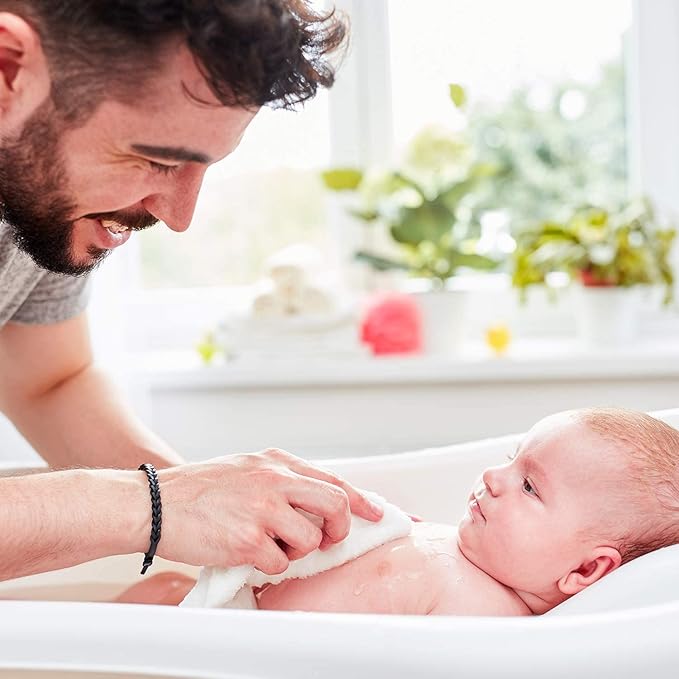 Momcozy Baby Bath Towel Set, Baby Towel with Hood and Baby Washcloth|Baby Bath Glove, Extremely Soft, Breathable, Suitable for Girls and Boys