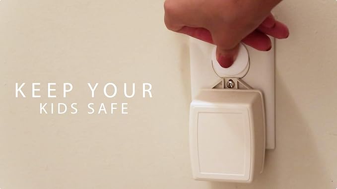 Vmaisi 38 Pack Outlet Covers ChildProof Plug Protector - Baby Proofing Electrical Safety Outlet Plugs