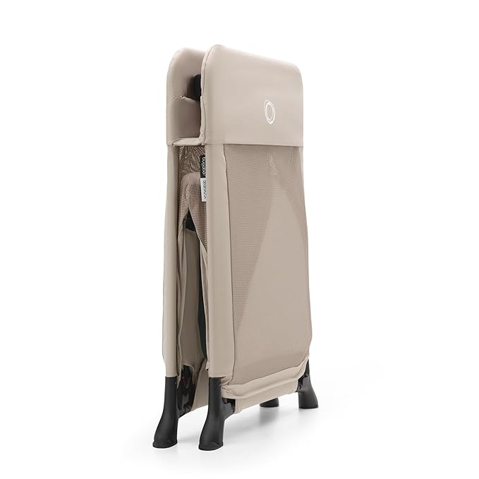 Bugaboo Stardust Playard - Portable Indoor and Outdoor - Foldable On The Go Play Yard - 1 Second Unfold (Taupe)