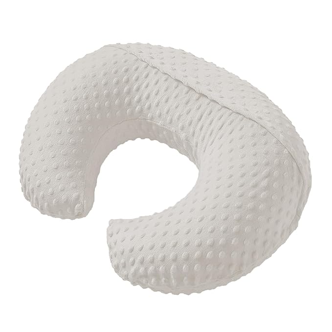NIVAVA BABY Nursing Pillow and Positioner for Breastfeeding, Ultra Soft Baby Breastfeeding Pillows for More Support for Mom and Baby, with Premium Removable Cover (Sand)
