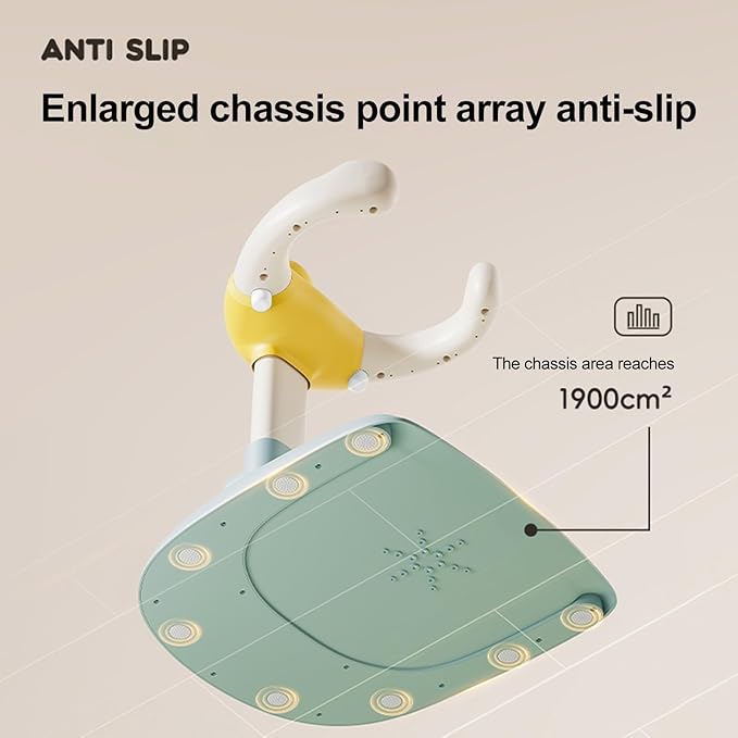 Baby Shower Stand, Foldable Baby Duck Frug Bath Stand Adjustable Infant Bath Support Toddler Shower Stands with Anti-Slip Base Drainage Holes Showers Head Holder for Infants 8-24 Months Gift Pink A