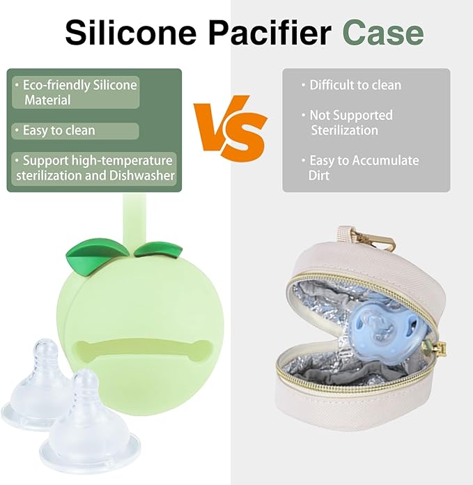 Diaper Bag Tote, Baby Diaper Tote Bags Crossbody Hospital Bag Travel Large Mommy Bag, with Silicone Pacifier Case