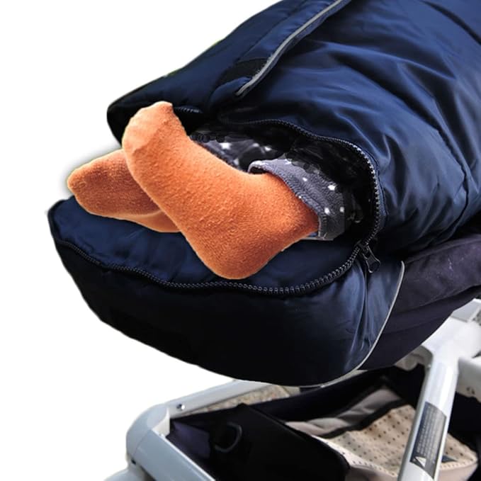 0-4T Anti-Kick Winter Warm Stroller Blanket,Cozy Baby Sleeping Bag Cocoon Adaptable for All Strollers Waterproof,Anti-Slip,Extendable,Multifunction Use Footmuff for Stroller Blanket