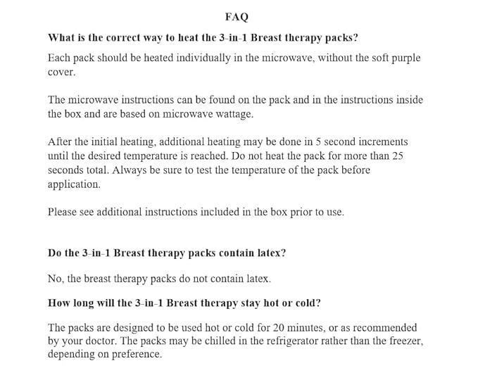 Lansinoh Breast Therapy Packs, Hot and Cold, 4 Pack | Includes 2 Soft Covers | Postpartum Essentials | Relieves Nipple Pain | Breastfeeding Aid