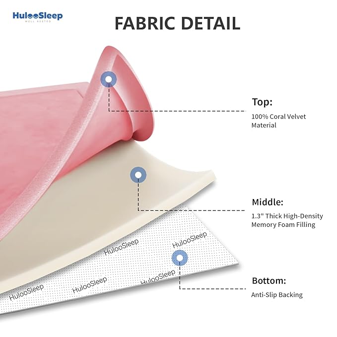 Baby Play Mat for Floor,1.3" Thick Memory foam Tummy Time Mat,79"×158“ Extra Large Soft Coral Velvet Nursery Rug,Non Slip Safe for Crawling,Toddlers,Infants,kids,Tatami Style for Living Room(Pink)