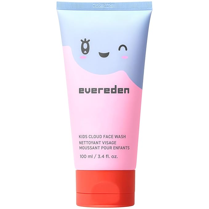 Evereden Kids Cloud Face Wash: Tropical Sorbet, 3.4 fl oz | Creamy & Fun Skin Care for Kids | Easy-to-Use Face Wash | Non-toxic Skin Care for Sensitive Skin