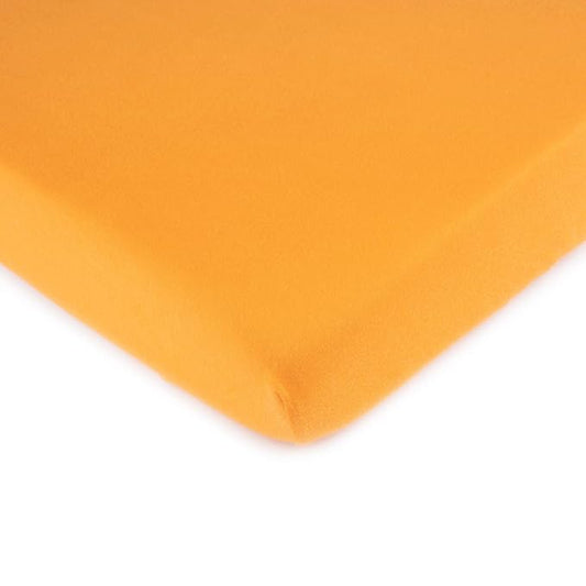 SheetWorld Fitted Pack N Play Playard Sheet Compatible with Lotus Travel Crib 24 x 42 inches, 100% Cotton Jersey, Hypoallergenic, Butter Soft, Solid Orange, Made in USA