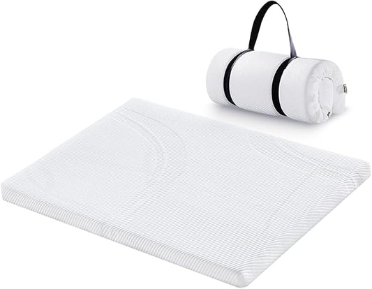 Ustenroya Pack and Play Mattress 38 x 26 x 1.5 inch, Soft Breathable Playard & Pack N Play Mattresses with Washable Waterproof Cover for Baby ＆Toddler