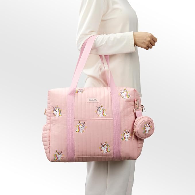 3pc Diaper Bag Tote Set, Hospital Bag for Labor & Delivery, Maternity Travel Bag with Changing Pad & Pacifier Case