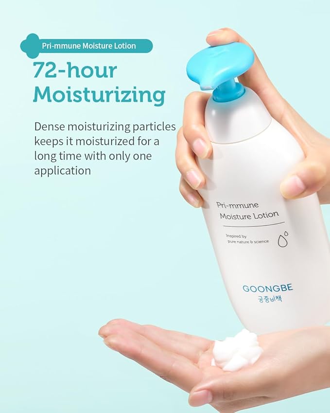 GOONGBE Baby Skincare Travel Set - Korean Baby Skincare & Bath Time Essentials - Shampoo & Bath, Moisutre Lotion, Cream - Hydrating & Nourishing, 3 Items