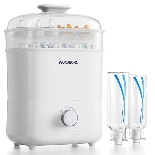 Bottle Sterilizer and Dryer - Fast & Ultra-Deep Sterilization, 12 Bottles Capacity, All-in-One Electric Steam Sterilizer for Baby Bottles, Breast Pump Parts & Newborn Essentials