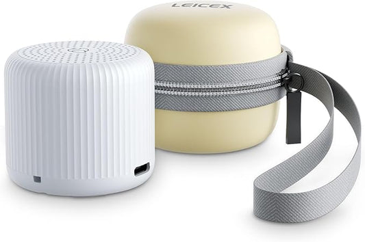 LEICEX Portable Sound Machine + Travel Case, Mini White Noise Machine for Sleeping & Travel Case