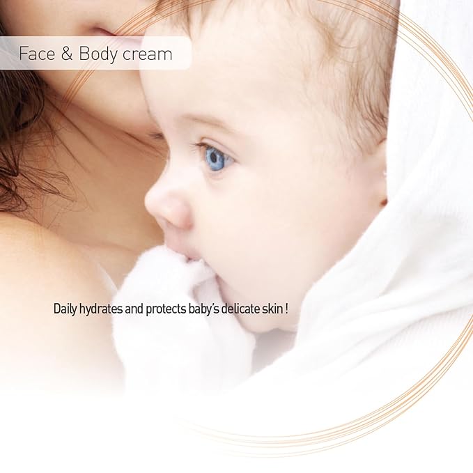 Moraz Natural Polygonum Herbal Extract, Jojoba and Sea Buckthorn Oils Face & Body Cream for Baby, Soothes and Protects Babies' Skin