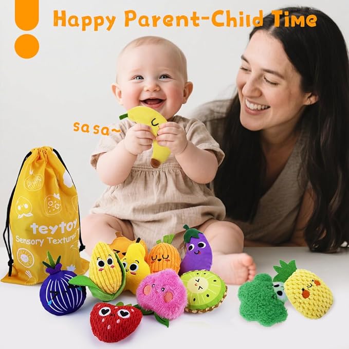 12-Pack Sensory Bean Bag for Kids,Montessori Textured Tactile Baby Toys Set,Sensory Toys for Autistic Children&Toddlers,Learning &Fine Motor Skill Developmental Play Gift Stress Relief for Autism