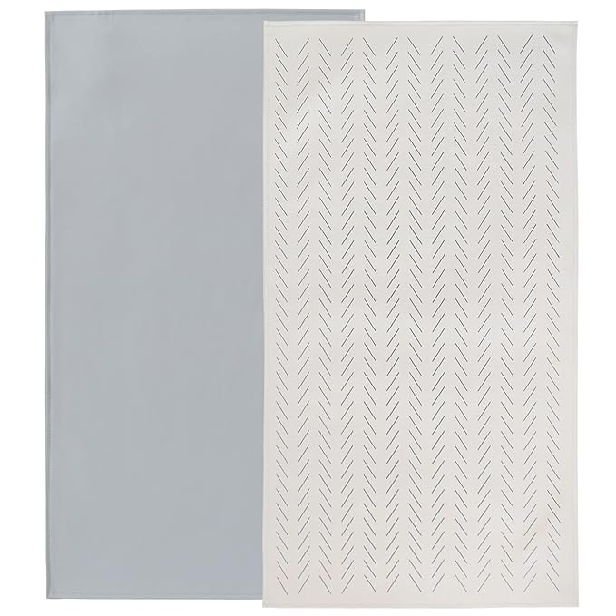 Owlowla Baby Diaper Changing Pad Portable Changing Mat Travel Changing Pad Liner for Baby and Small Toddler(Gray&Herringbone)