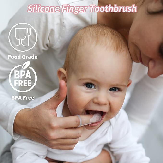 Baby Healthcare and Grooming Kit, Baby Safety Set Newborn Nursery Health Care Set with Hair Brush Scale Measuring Spoon Nail Clippers for Baby Girls Boys (24PCS Pink)