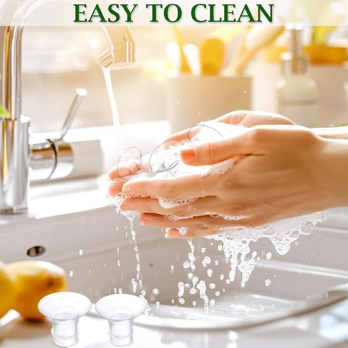 Flange Inserts 16mm 6PCS Compatible with Momcozy/Medela/eufy/Spectra/Medela/TSRETE/Lansinoh Wearable Breast Pump, for The Most 24mm Shield/Flange Pump, Reduce 24mm Tunnel Down to Correct Size