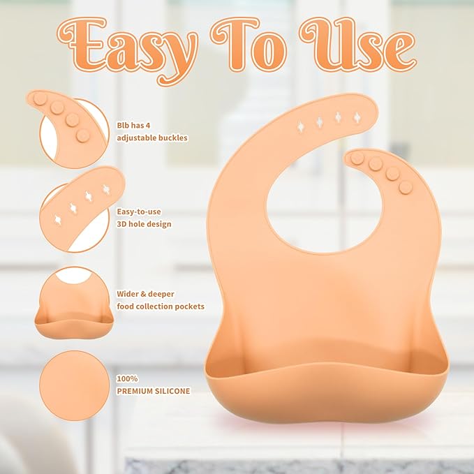 CHCC Silicone Baby Feeding Set 11 Pcs, Baby Led Weaning Supplies, Baby Feeding Supplies Set BPA Free, Baby Essentials for Newborn Gift Pink