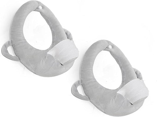 2 Pack Baby Pillow,Breastfeeding Pillow,Nursing Cushion for Bottle Feeding Comfort,Arm & Wrist Relief Pillow for Infant Care（Gray）