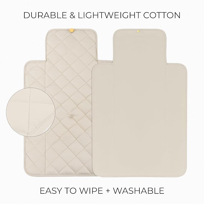 Portable Diaper Changing Pad - Soft and Easy to Clean Diaper Changing Mat for Babies - The Perfect Lightweight and Foldable Pad for Traveling