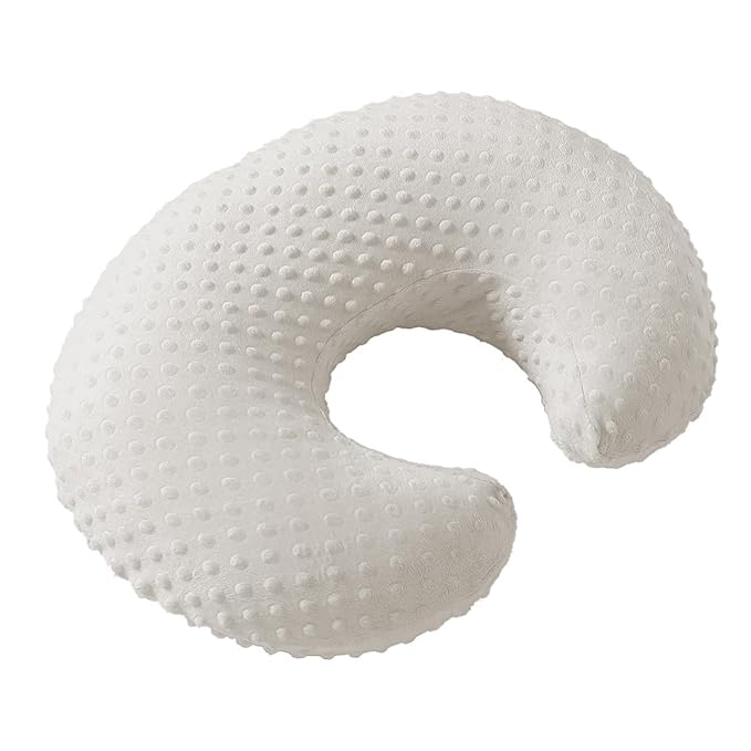 NIVAVA BABY Nursing Pillow and Positioner for Breastfeeding, Ultra Soft Baby Breastfeeding Pillows for More Support for Mom and Baby, with Premium Removable Cover (Sand)