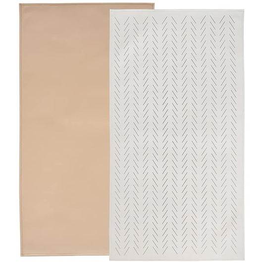 Owlowla Baby Diaper Changing Pad Portable Changing Mat Travel Changing Pad Liner for Baby and Small Toddler(Beige&Herringbone)