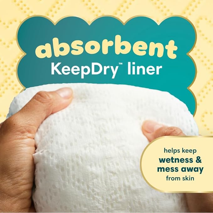 Pampers Swaddlers Diapers, Size 3 (13-26 lbs), 168 Count, Absorbent, Keeps Baby Dry and Comfortable, Skin Safe Disposable Baby Diaper (Packaging May Vary)