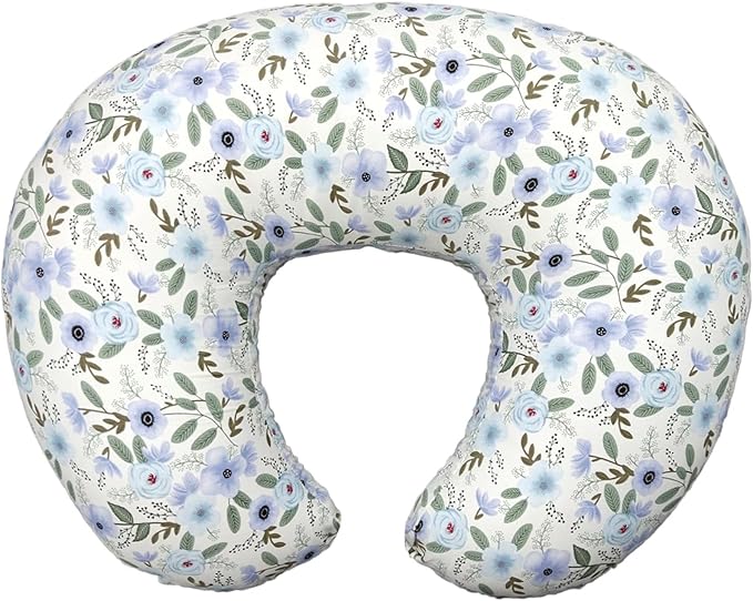 x-vesolje Nursing Pillow, Breastfeeding Pillow with Removable Cover, Ergonomic Breast Feeding Pillow, Baby Feeding Pillow for Mom Easier Breastfeeding- Original Size/Leaves