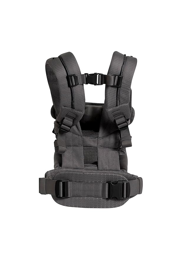 Joie Savvy Air 4-in-1 Mesh Baby Carrier – Breathable, Ergonomic Baby Carrier with 4 Carry Positions, Cooling Mesh Fabric, Padded Straps, and Lumbar Support (Cinder)