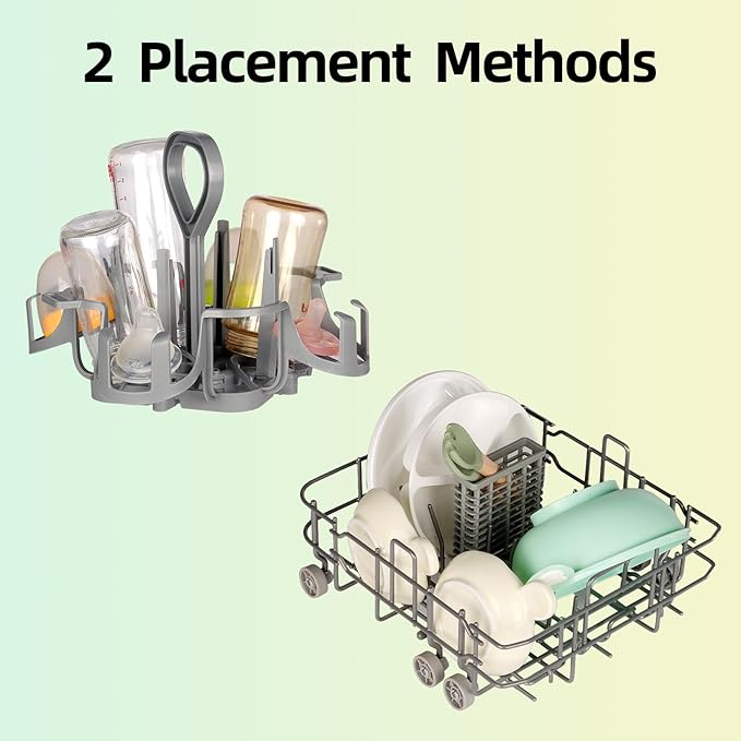 IAGREEA Baby Bottle Washer, Sterilizer and Dryer, All-in-One Pro Cleaning Machine for Bottles, Pump Parts & Baby Essentials, Effortless Care, Replaces Hand Washing, BPA-Free, 72-hour Storage