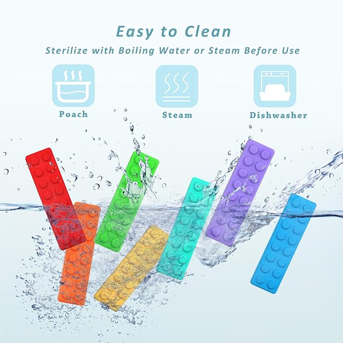 Chew Necklaces for Sensory Kids, Chewy Necklace Bundle for Boys Girls and Adults with Autism, ADHD, SPD, Silicone Chewable Sensory Oral Motor Teether Toys for Biting, Teething Anxiety Needs 7 Pack