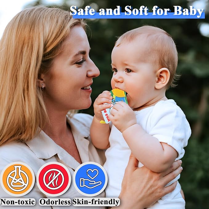 Baby Toys 6-12 Months, Surprise Barn Stuffed Farm Animals with Cloth Books, Rattle, Crinkle, Montessori Sensory Toys for 1-3 Old Infants, Plush Gifts for Boys Girls Valentines Day Birthday Easter