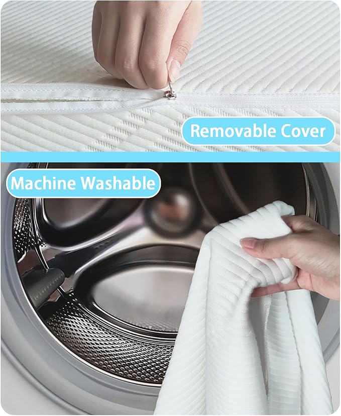 Ustenroya Pack and Play Mattress 38 x 26 x 1.5 inch, Soft Breathable Playard & Pack N Play Mattresses with Washable Waterproof Cover for Baby ＆Toddler