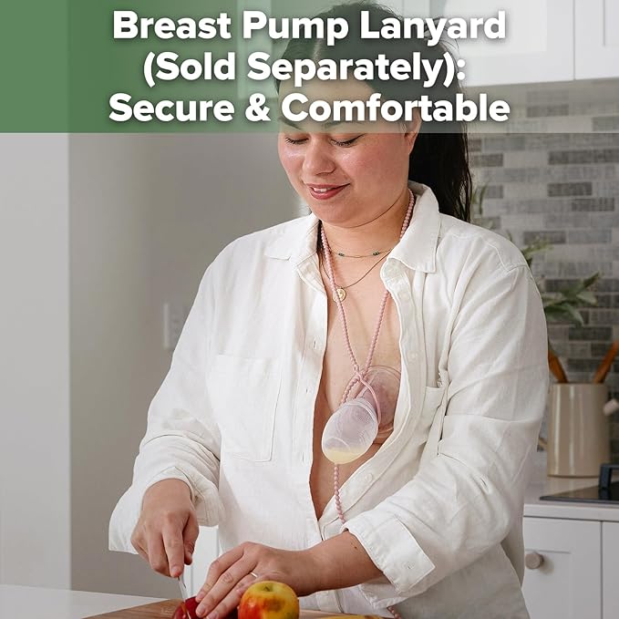 haakaa Manual Breast Pump for Breastfeeding, Silicone, Clear 4oz/100ml