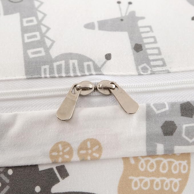 BABYLIAN Nursing Pillow for Breastfeeding,Ergonomic Baby Feeding Pillows with Removable Washable Cotton Slipcover, Adjustable Waist Strap,Plus Size,More Support for Mom and Baby(Blue Leaf)