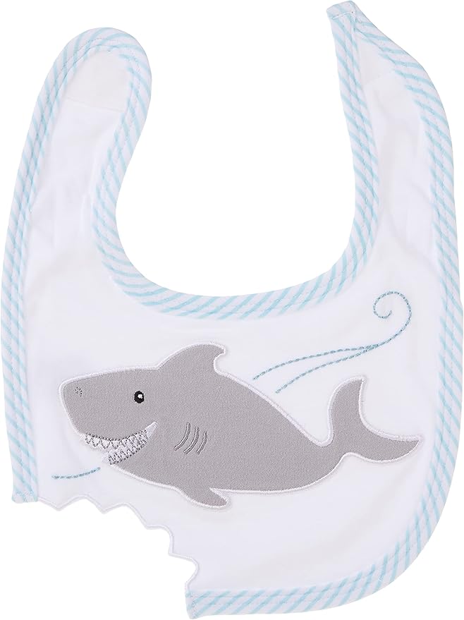 Baby Aspen Baby Shark Hooded Towel/Newborn Spa Bath Robe, Baby Beach Towel | Baby Bath Towel