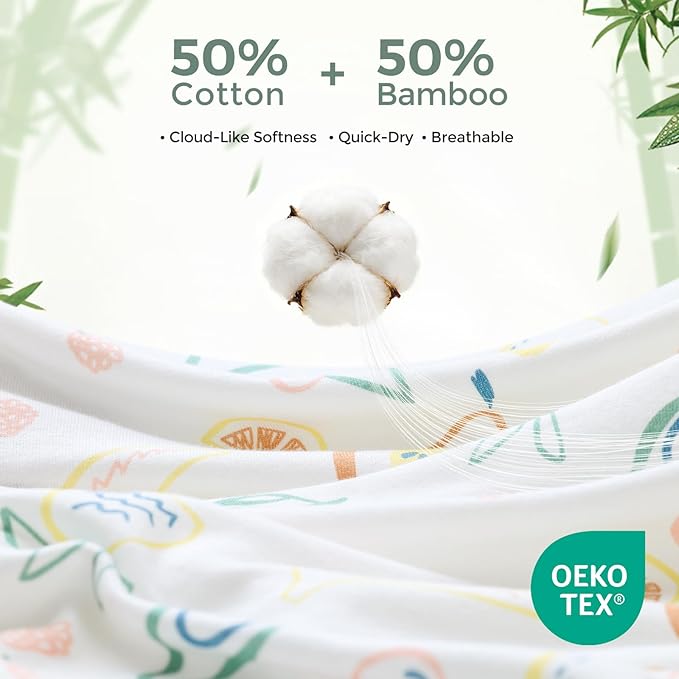 Momcozy Baby Towel with Hooded - Ultra Soft & Absorbent Large Bath Towel Set for Comfort & Gentle on Baby's Skin - Shower Gift & Bath Essential & Baby Registry Search for Newborn,Infant,Toddler,Kids