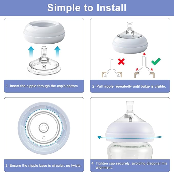 Nipples for Philips Avent Baby Bottles, Natural Trainer Sippy Cup My Grippy Spout/Natural Trainer Sippy Cup, Soft 100% Silicone Nipples, Fast Flow 5, 8m+