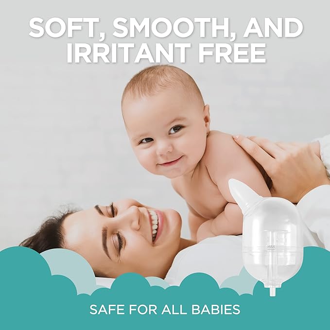 Pro Baby Nasal Aspirator - Built-in Music & Night Light - Rechargeable Nose Booger Sucker for Infants Babies Kids Toddlers - Snot Removal