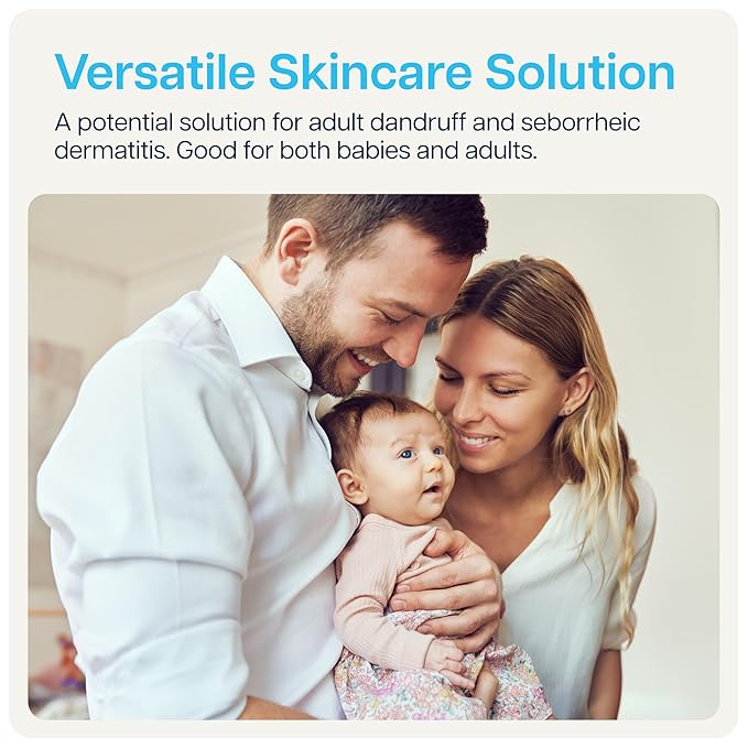 NAVEH PHARMA Cradle Cap Cleanser For Baby & Kids | 100% Natural Cradle Cap Treatment | Spray & Wash No Scrubbing | Better Than Shampoo Or Brush | Help With Dandruff | Olive Oil & Squalane | 1 FL OZ