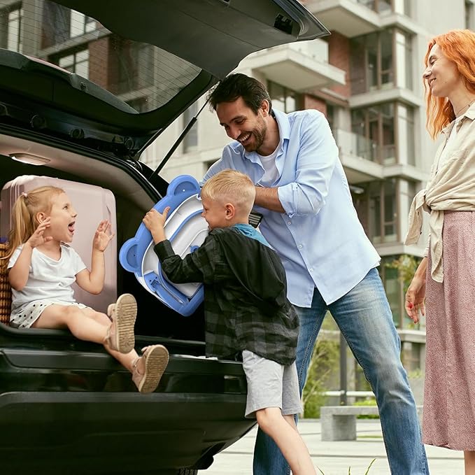 TPN Collapsible Baby Bathtub, Baby Bath Tub with Soft Cushion & Real-Time Thermometer, Baby Bathtub Infant to Toddler Tub (0-36 Months), Portable Newborn Travel Bath tub