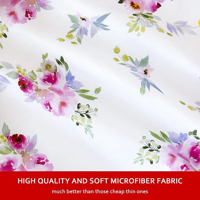 Changing Pad Cover for Girls 2 Pack, Lovely Print Soft Diaper Change Table Sheets, Fit 32"x16" Contoured Pad, Comfy Cozy 2-Pack Cradle Sheets,Floral