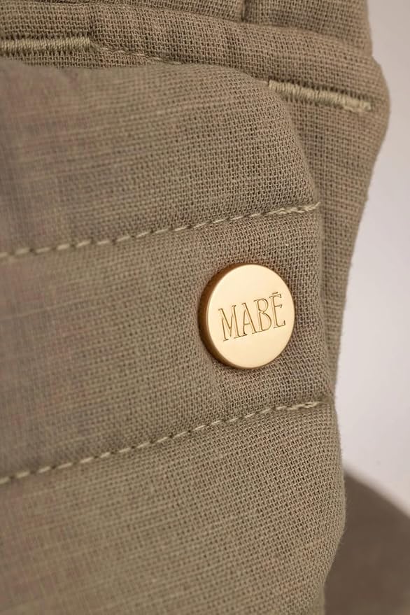 Mabē Monarch Ergonomic Baby Carrier - Premium Cotton Soft Structured Infant Carrier with Hip Healthy Design, 3 Carry Positions for Newborn to Toddler (7-35lbs) (Stone Sage)