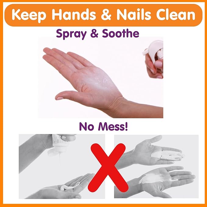 Boogie Diaper Rash Cream Spray for Baby, Travel Friendly No-Rub Touch Free Application for Sensitive Skin, Over 200 Sprays per Bottle, 1.7 oz (Pack of 3)