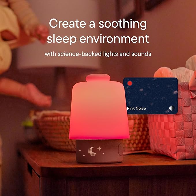 Hatch Baby Sound Machine, Night Light | Hatch Baby Model | Sleep Support | Registry Essential, Routine Builder, Time-to-Rise Alarm Clock, White Noise, Nursery Stories, Toddler Kids (Wi-Fi), Greige